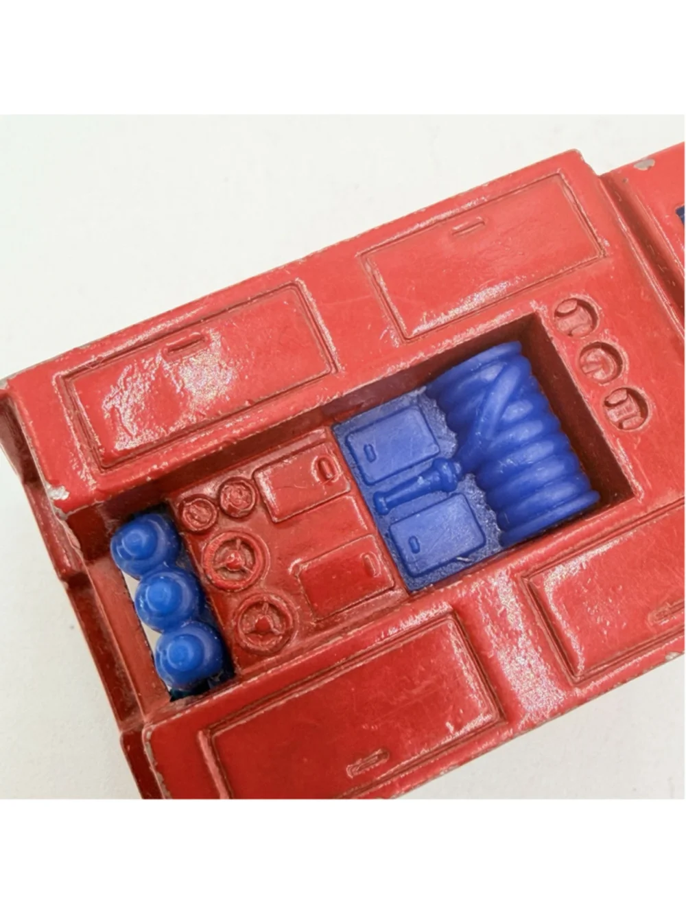 Vintage 1974 Hot Wheels Redline Emergency Squad Fire Truck Red Hong Kong